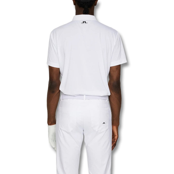 J.Lindeberg Lionel Golf Polo White - FW25 Men