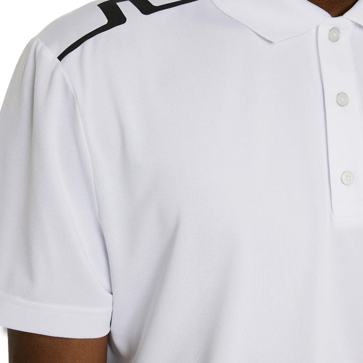 J.Lindeberg Lionel Golf Polo White - FW25 Men