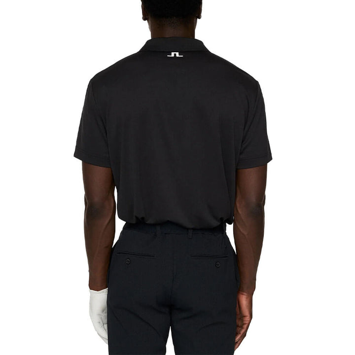 J.Lindeberg Lionel Golf Polo Black - FW25 Men