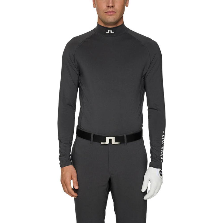 J.Lindeberg Ello Compression Top Golf Baselayer Asphalt - FW25 Men