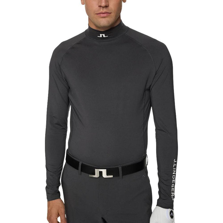 J.Lindeberg Ello Compression Top Golf Baselayer Asphalt - FW25 Men