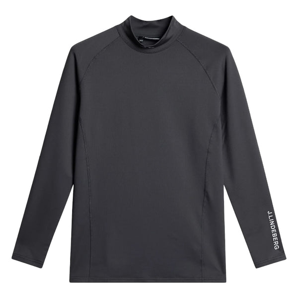 J.Lindeberg Ello Brushsed Top Golf Baselayer Asphalt - FW25 Men