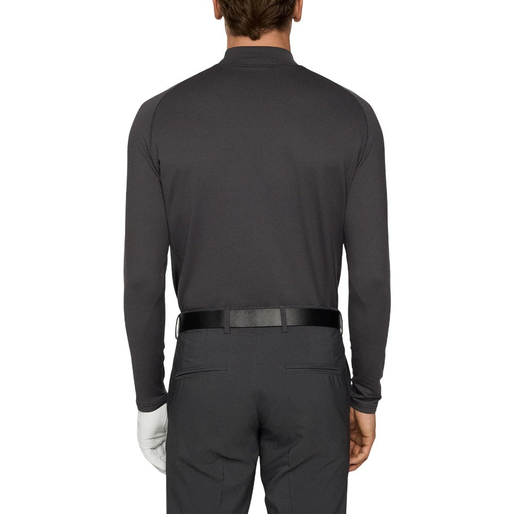 J.Lindeberg Ello Brushsed Top Golf Baselayer Asphalt - FW25 Men