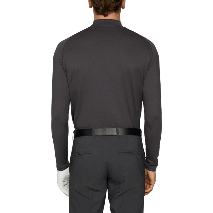 J.Lindeberg Ello Brushsed Top Golf Baselayer Asphalt - FW25 Men