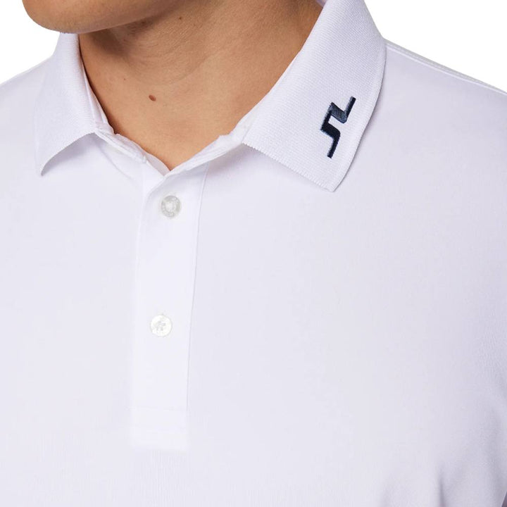 J.Lindeberg Heath Golf Polo White - FW25 Men