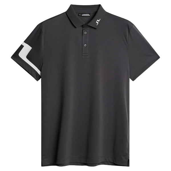 J.Lindeberg Heath Golf Polo Asphalt - FW25 Men