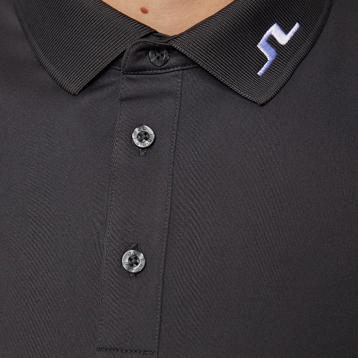 J.Lindeberg Heath Golf Polo Asphalt - FW25 Men