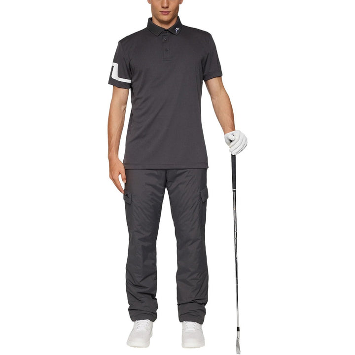 J.Lindeberg Heath Golf Polo Asphalt - FW25 Men