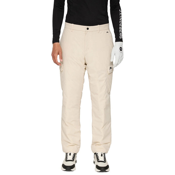 J.Lindeberg Aksel Padded Cargo Golf Pants Moonbeam - FW25 Men