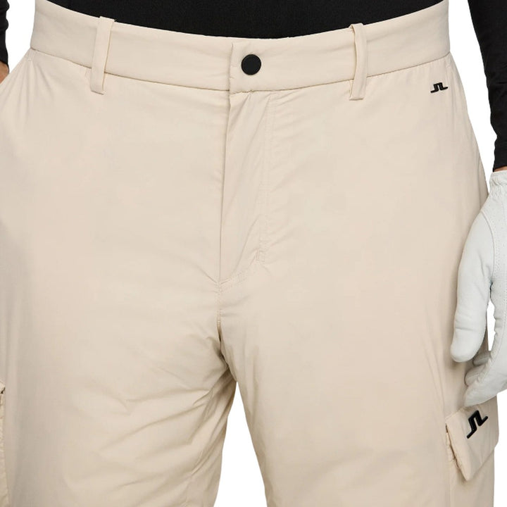 J.Lindeberg Aksel Padded Cargo Golf Pants Moonbeam - FW25 Men
