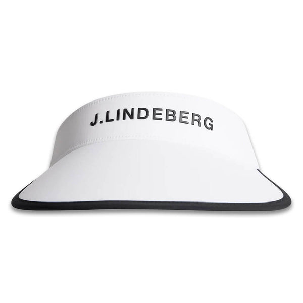 J.Lindeberg Alba Big Golf Visor White - FW25 Women