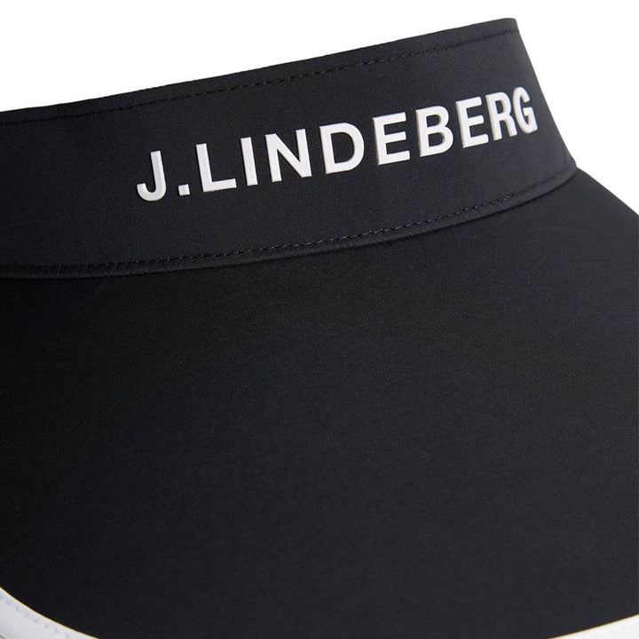 J.Lindeberg Alba Big Golf Visor Black - FW25 Women