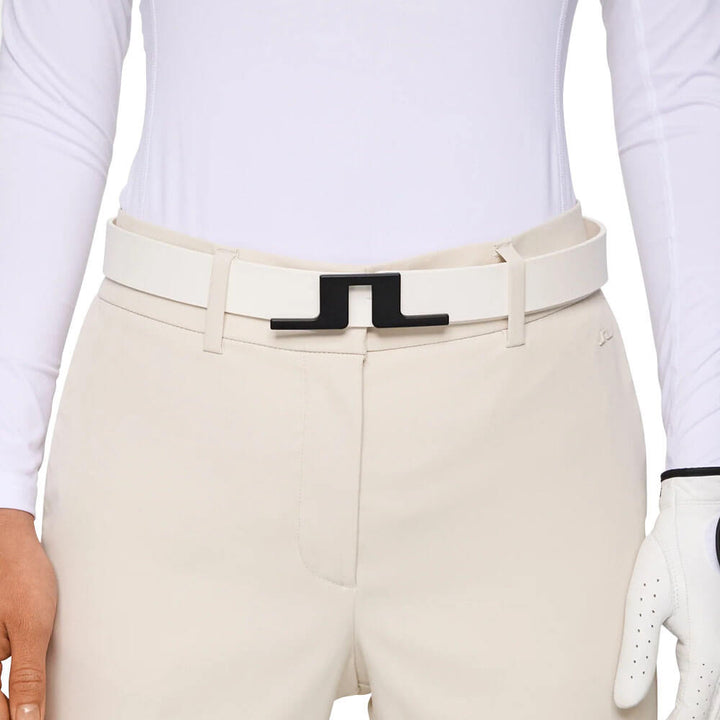 J.Lindeberg Betsy Golf Belt White - FW25 Women