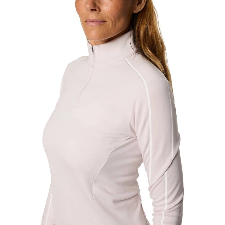 J.Lindeberg Nefe Quarter Zip Mid Layer Golf Jacket Grey Lilac - FW25 Women