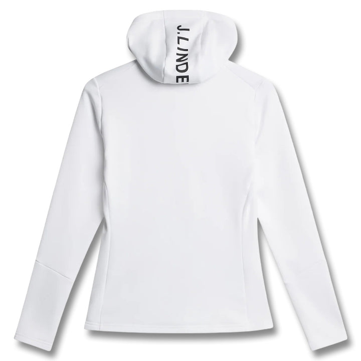 J.Lindeberg Aerialle Zip Hood Golf Jacket White - FW25 Women