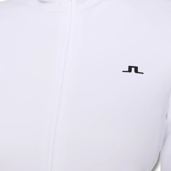 J.Lindeberg Aerialle Zip Hood Golf Jacket White - FW25 Women