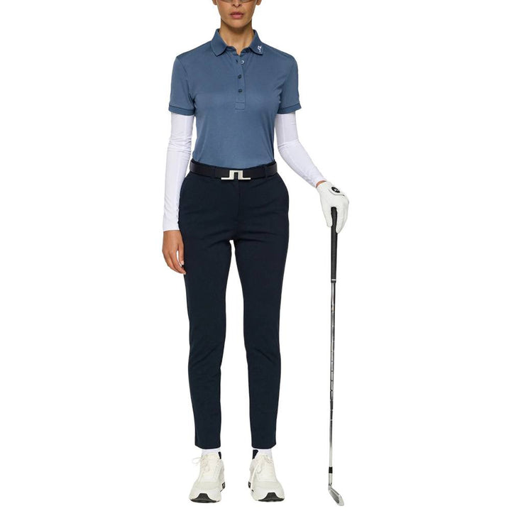 J.Lindeberg Tour Tech Golf Polo Vintage Indigo - FW25 Women