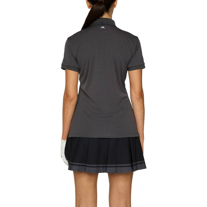 J.Lindeberg Tour Tech Golf Polo Asphalt - FW25 Women