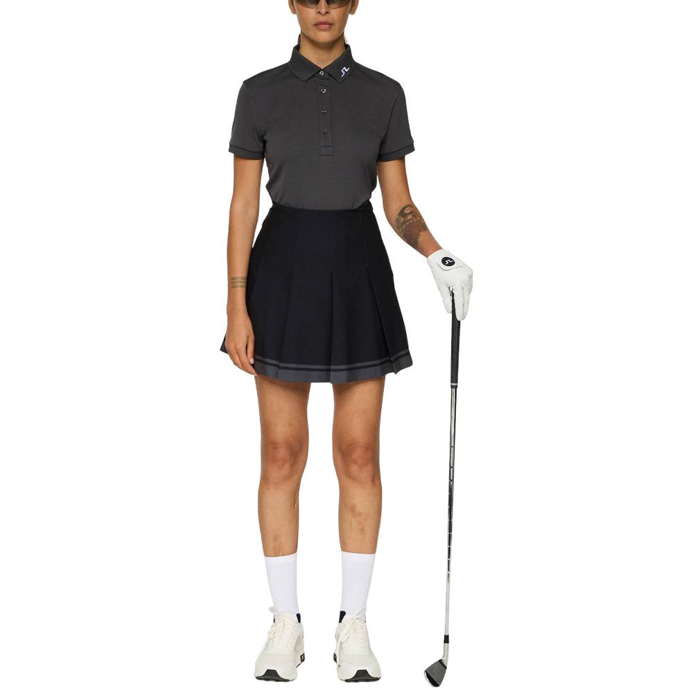 J.Lindeberg Tour Tech Golf Polo Asphalt - FW25 Women – Golfio