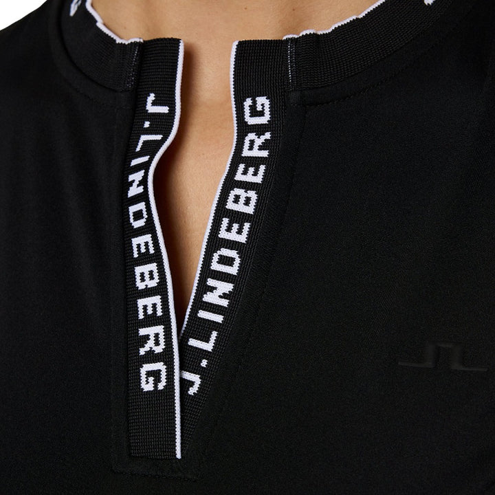 J.Lindeberg Leya Sleeveless Golf Top Black - FW25 Women