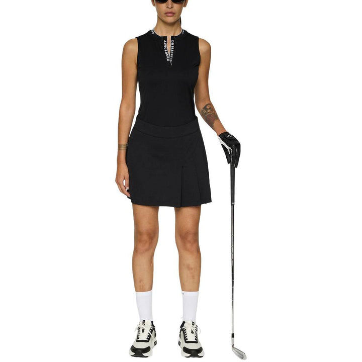 J.Lindeberg Leya Sleeveless Golf Top Black - FW25 Women