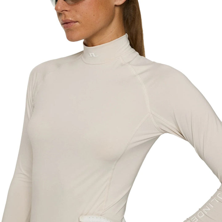J.Lindeberg Ella Compression Top Golf Baselayer Moonbeam - FW25 Women