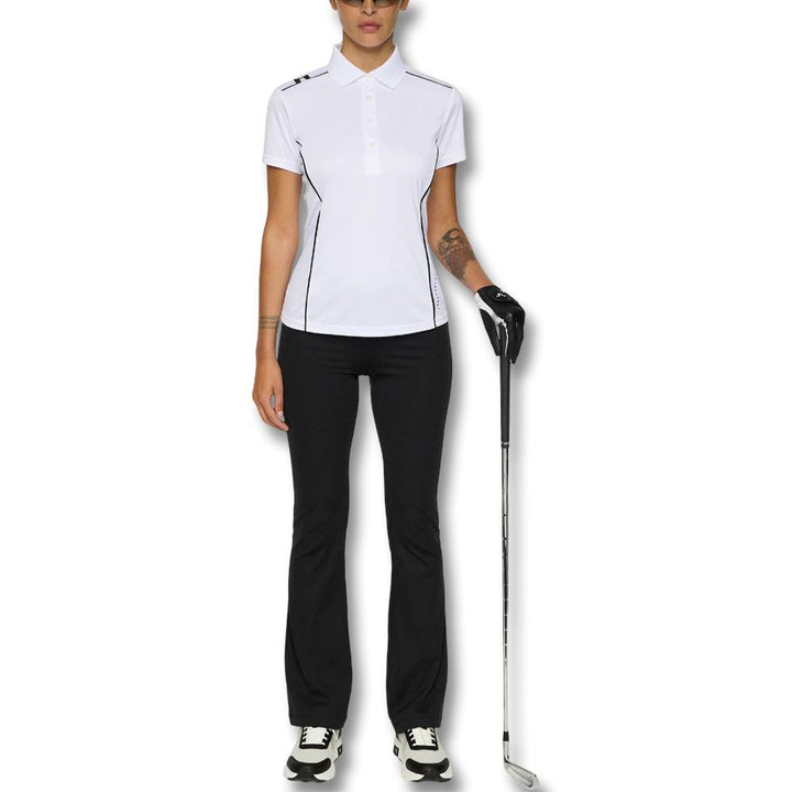 J.Lindeberg Leyla Golf Polo White - FW25 Women