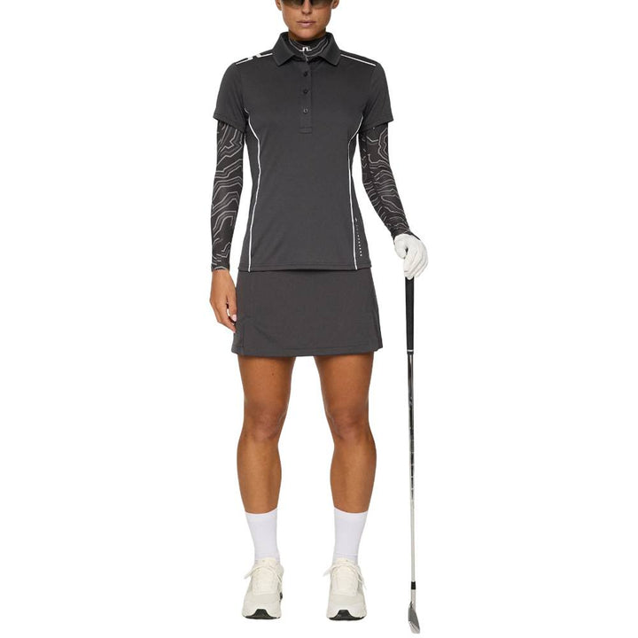 J.Lindeberg Leyla Golf Polo Asphalt - FW25 Women