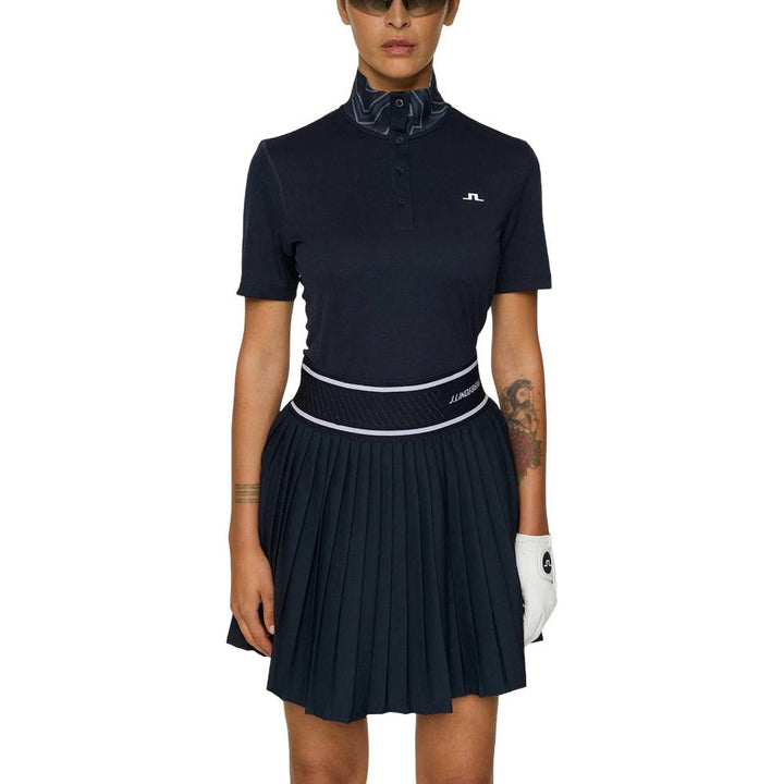 J.Lindeberg Piper Golf Polo JL Navy - FW25 Women