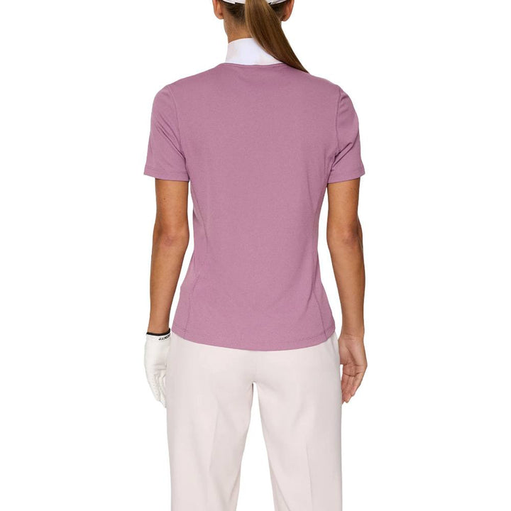 J.Lindeberg Piper Golf Polo Very Grape - FW25 Women