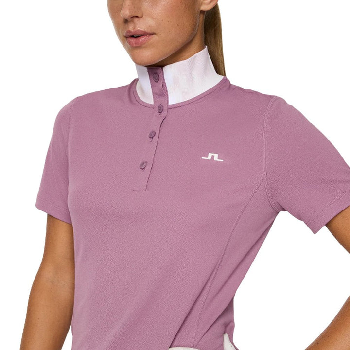 J.Lindeberg Piper Golf Polo Very Grape - FW25 Women