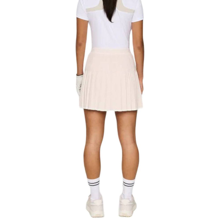 J.Lindeberg Eden Knitted Golf Skirt Grey Lilac - FW25 Women