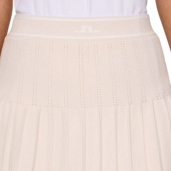 J.Lindeberg Eden Knitted Golf Skirt Grey Lilac - FW25 Women