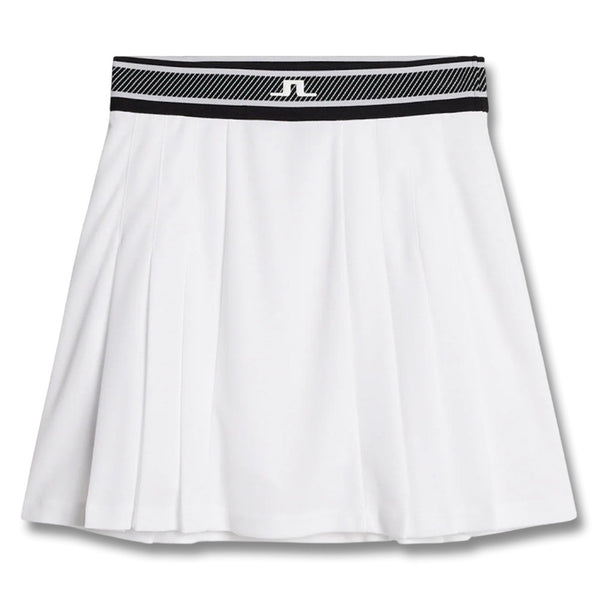 J.Lindeberg Harlow Golf Skirt White - FW25 Women