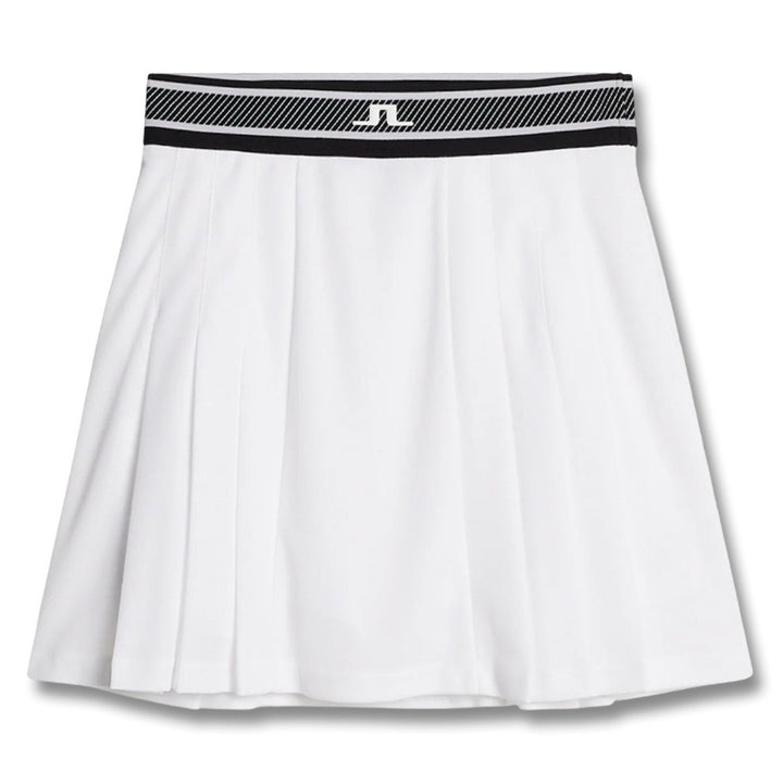 J.Lindeberg Harlow Golf Skirt White - FW25 Women