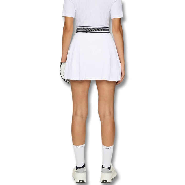 J.Lindeberg Harlow Golf Skirt White - FW25 Women