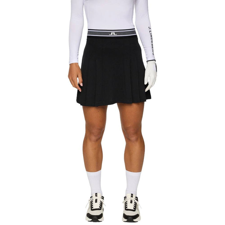 J.Lindeberg Harlow Golf Skirt Black - FW25 Women