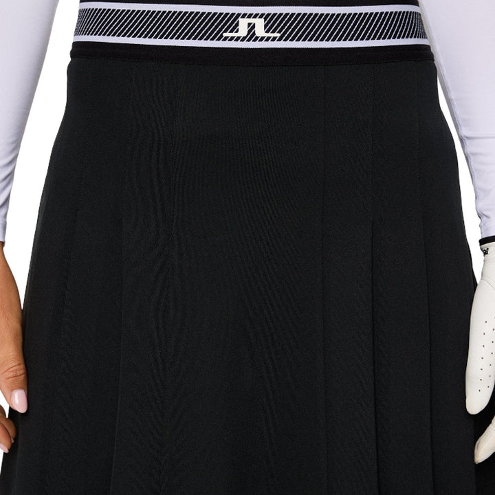 J.Lindeberg Harlow Golf Skirt Black - FW25 Women