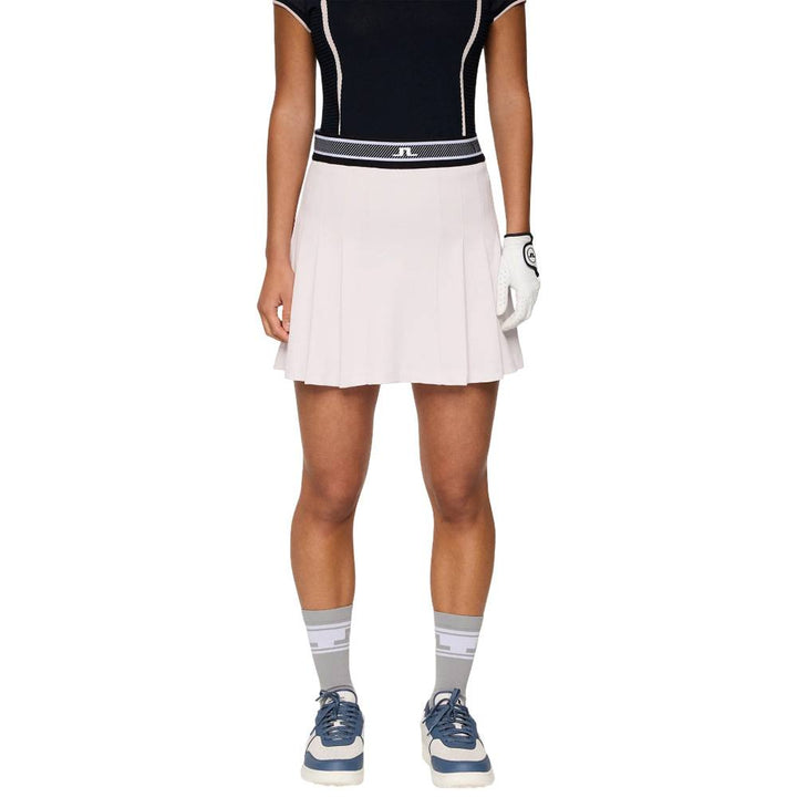 J.Lindeberg Harlow Golf Skirt Grey Lilac - FW25 Women