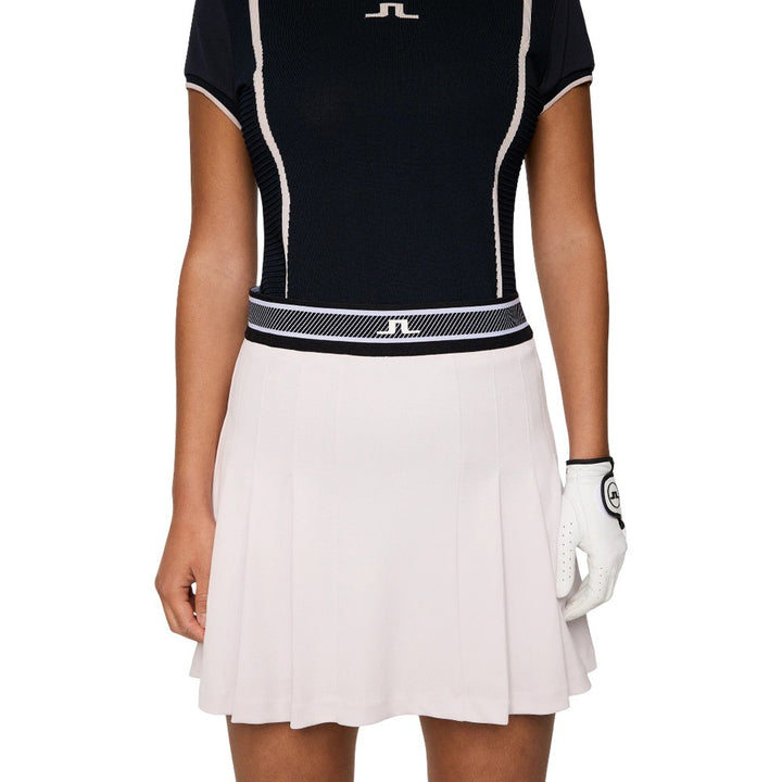 J.Lindeberg Harlow Golf Skirt Grey Lilac - FW25 Women
