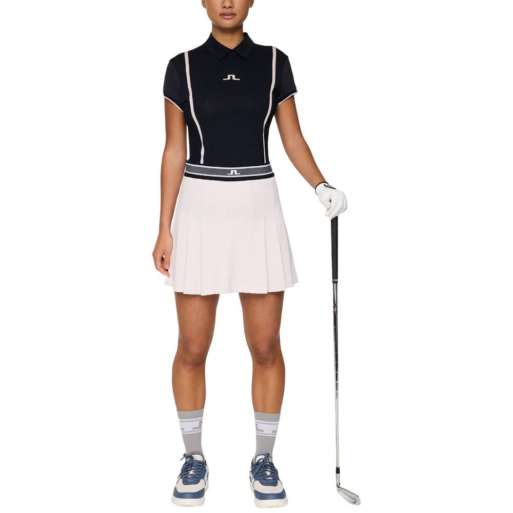J.Lindeberg Harlow Golf Skirt Grey Lilac - FW25 Women – Golfio