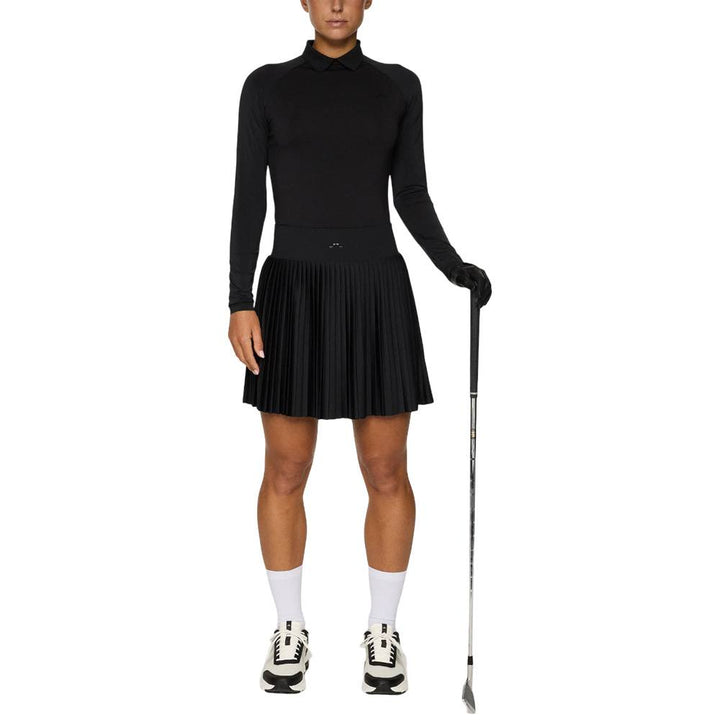 J.Lindeberg Binx Golf Skirt Black - FW25 Women