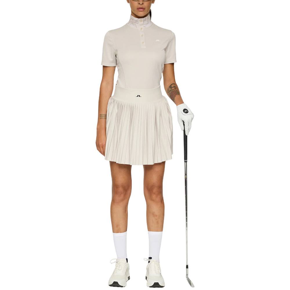 J.Lindeberg Binx Golf Skirt Moonbeam - FW25 Women – Golfio