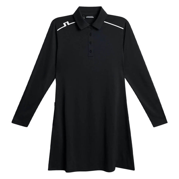 J.Lindeberg Gizelle Longsleeve Golf Dress Black - FW25 Women