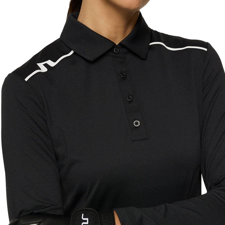 J.Lindeberg Gizelle Longsleeve Golf Dress Black - FW25 Women
