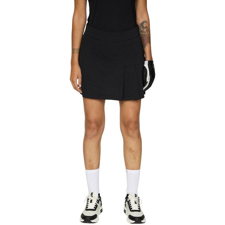 J.Lindeberg Thea Golf Skirt Black - FW25 Women