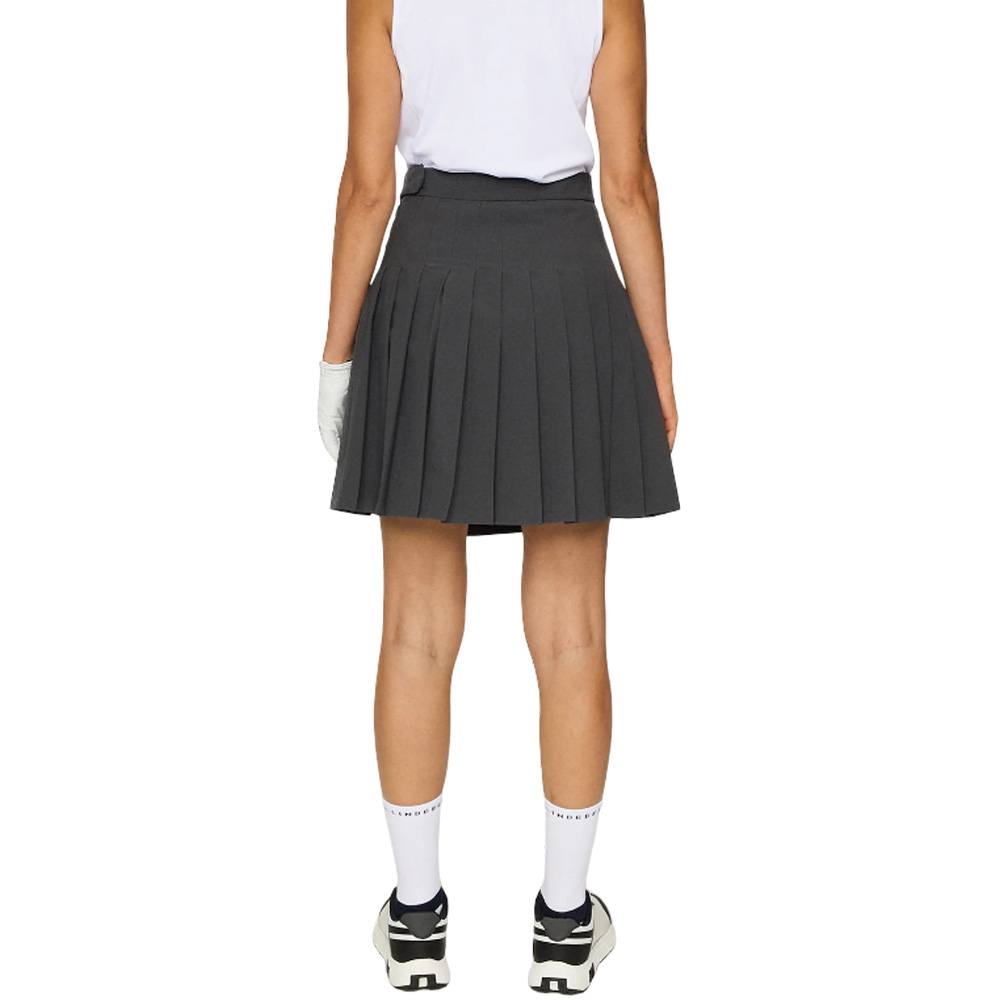J.Lindeberg Joy Golf Skirt Dark Grey Melange - FW25 Women – Golfio