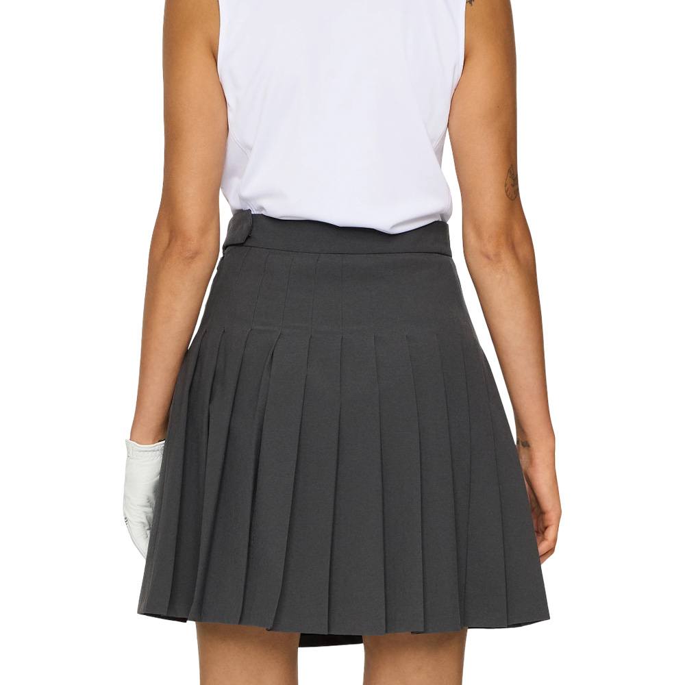 J.Lindeberg Joy Golf Skirt Dark Grey Melange - FW25 Women – Golfio