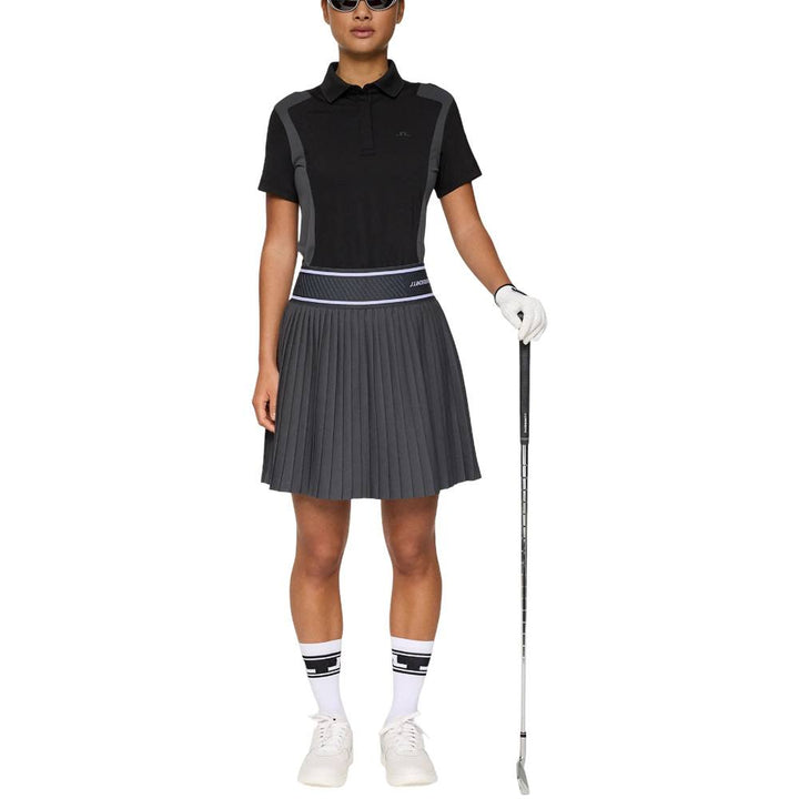 J.Lindeberg Twiggy Golf Skirt Asphalt - FW25 Women