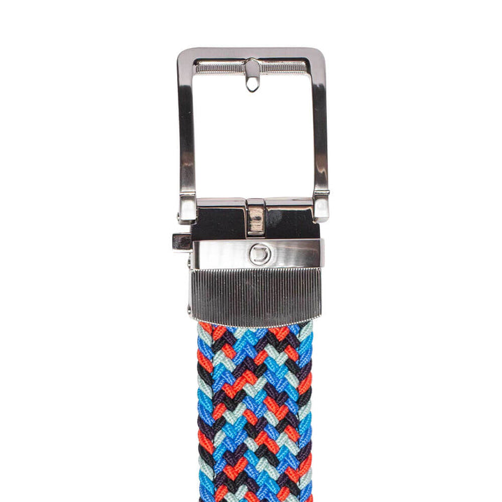 Nexbelt Braided Golf Belt Blue/Red/Grey - 25 Men